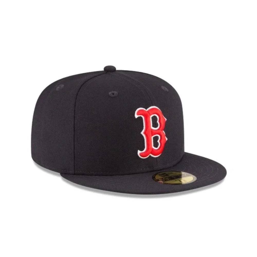 Boston Red Sox New Era 59FIFTY‎ Fitted Hat World Series 2004 Size 6 7/8 MLB Wool